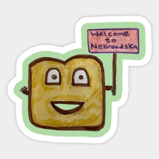 Nebreadska Sticker